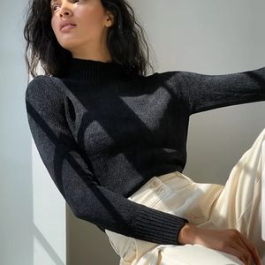 Aritzia Wilfred free essential chenille turtleneck Size XS